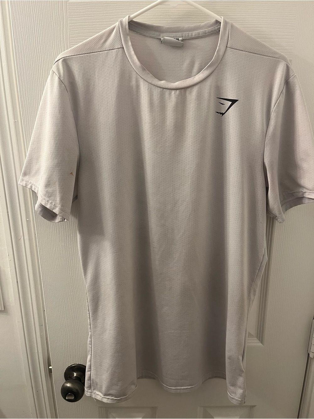 Gymshark Arrival T-Shirt White Slim Fit Mens Small
